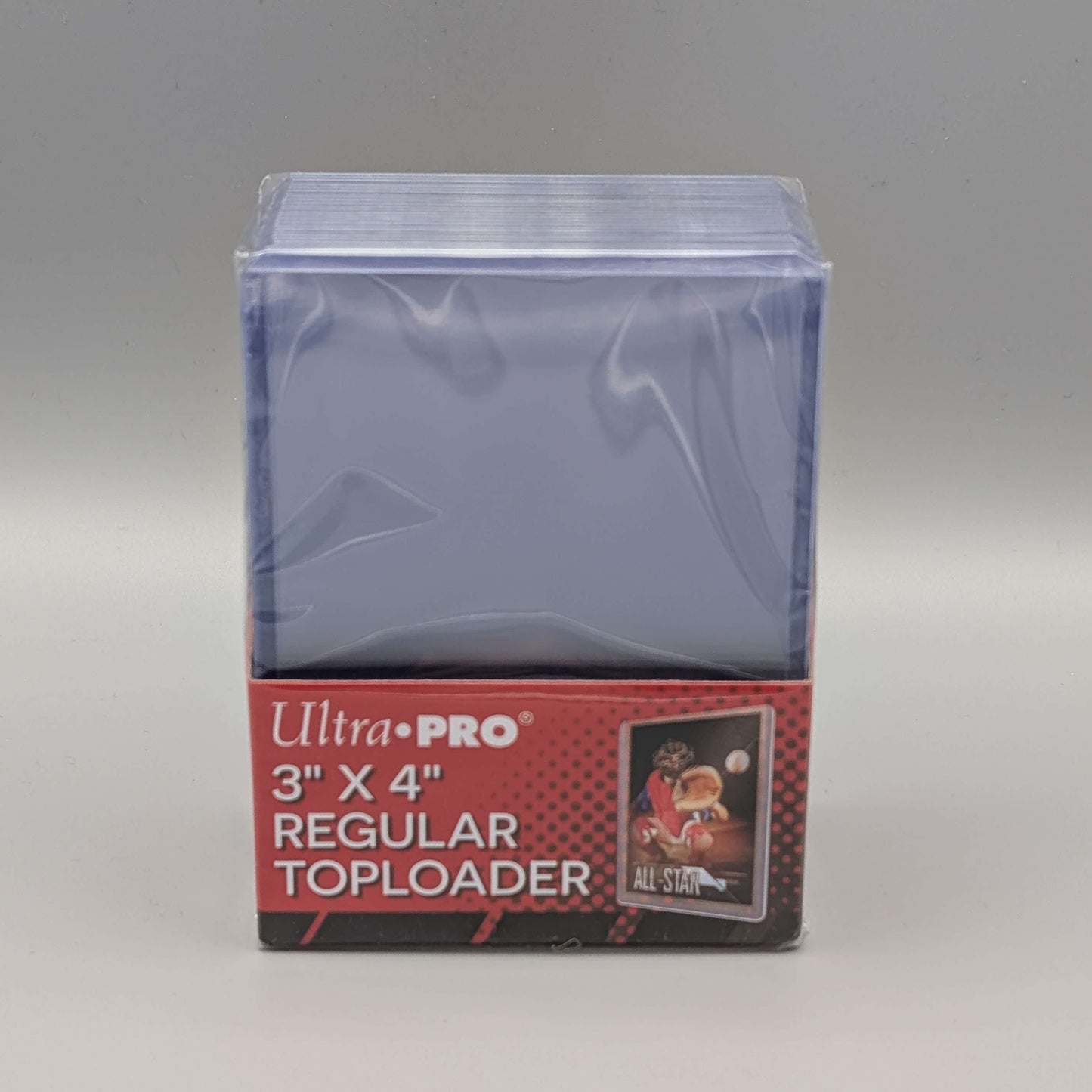 Ultra Pro 3" x 4" Regular Toploader 25 Stk. Transparent