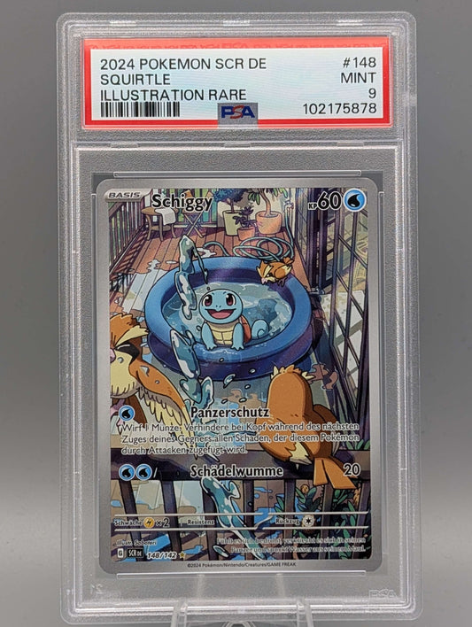 Schiggy Illustration Rare PSA 9 (GER)