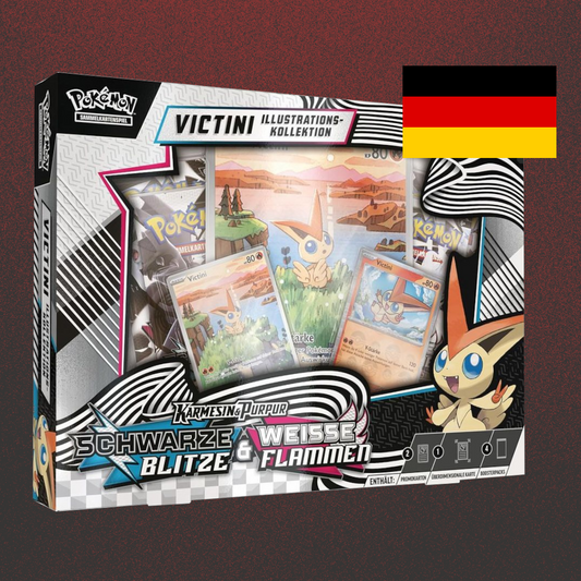 Pokémon TCG: Schwarze Blitze & Weisse Flammen – Victini Illustrations-Kollektion – DE