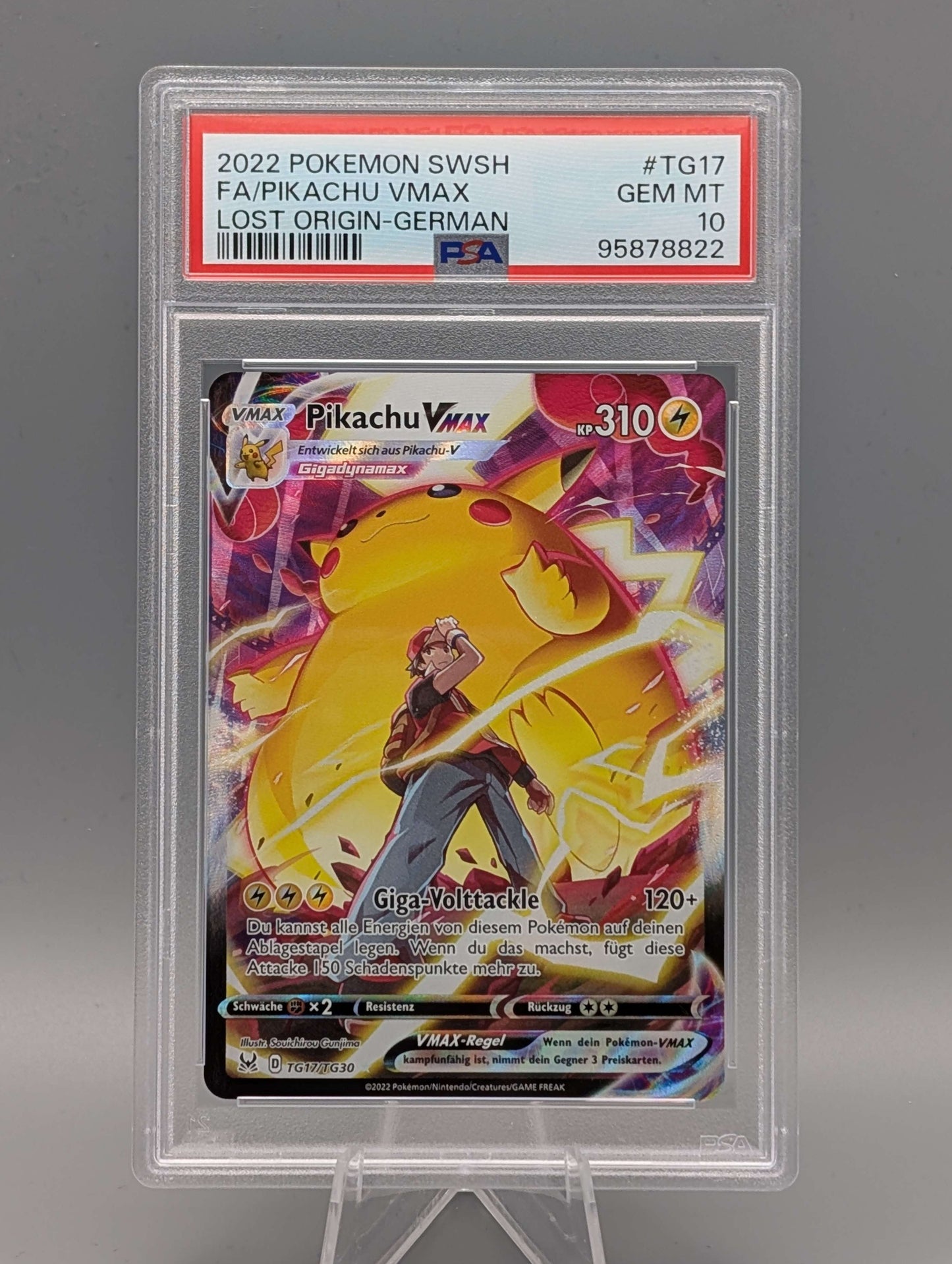 Pikachu VMAX PSA 10 (GER)