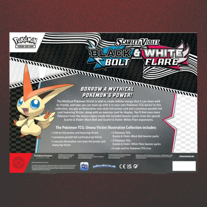 Pokémon Victini Illustration Collection Black Bolt & White Flare (ENG)