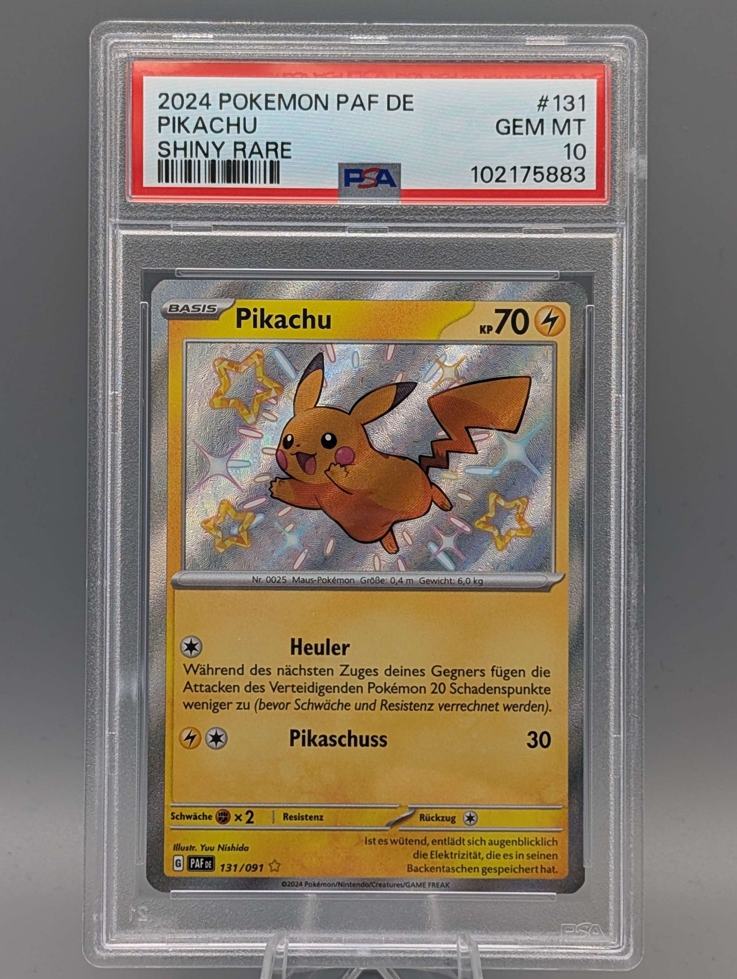Pikachu [Shiny] PSA 10 (GER)