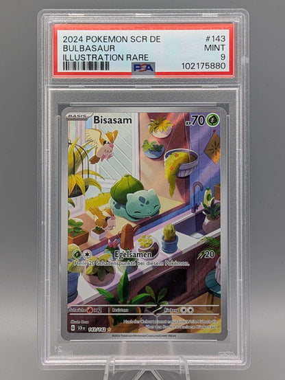 Bisasam Illustration Rare PSA 9 (GER)