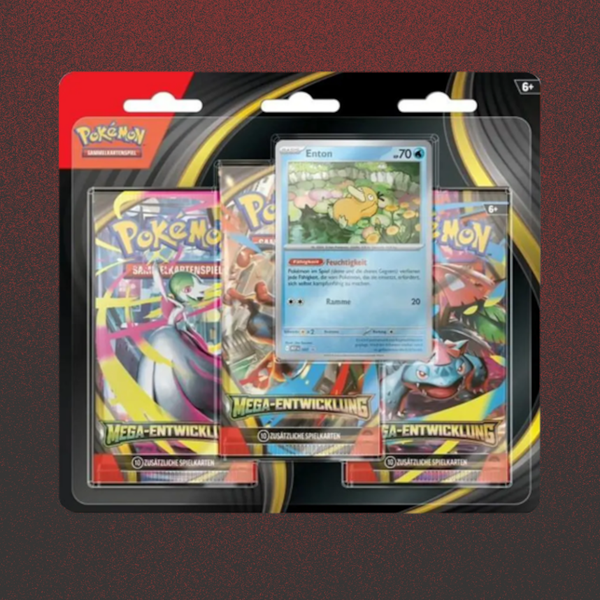 Pokémon TCG: Mega Entwicklungen 3-Pack-Blister [Enton]