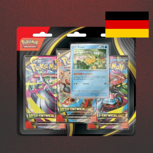 Pokémon TCG: Mega Entwicklungen 3-Pack-Blister [Enton]