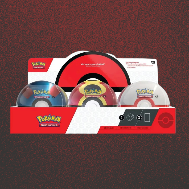 Pokémon Pokeball Tin Herbst 2025 - (DE) [Zufällig Auswahl]